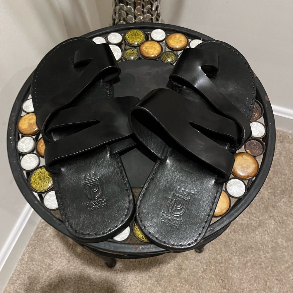 Genuine Handmade Men's  Sandals Brown Size 8 - Picture 7 of 10
